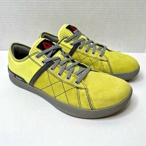 Reebok Vibrant Yellow and Gray Sneakers